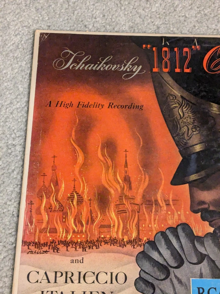 Tchaikousky 1812 Overture & Capriccio Italien RCA Victor Red Real Records  - Image 4 of 4
