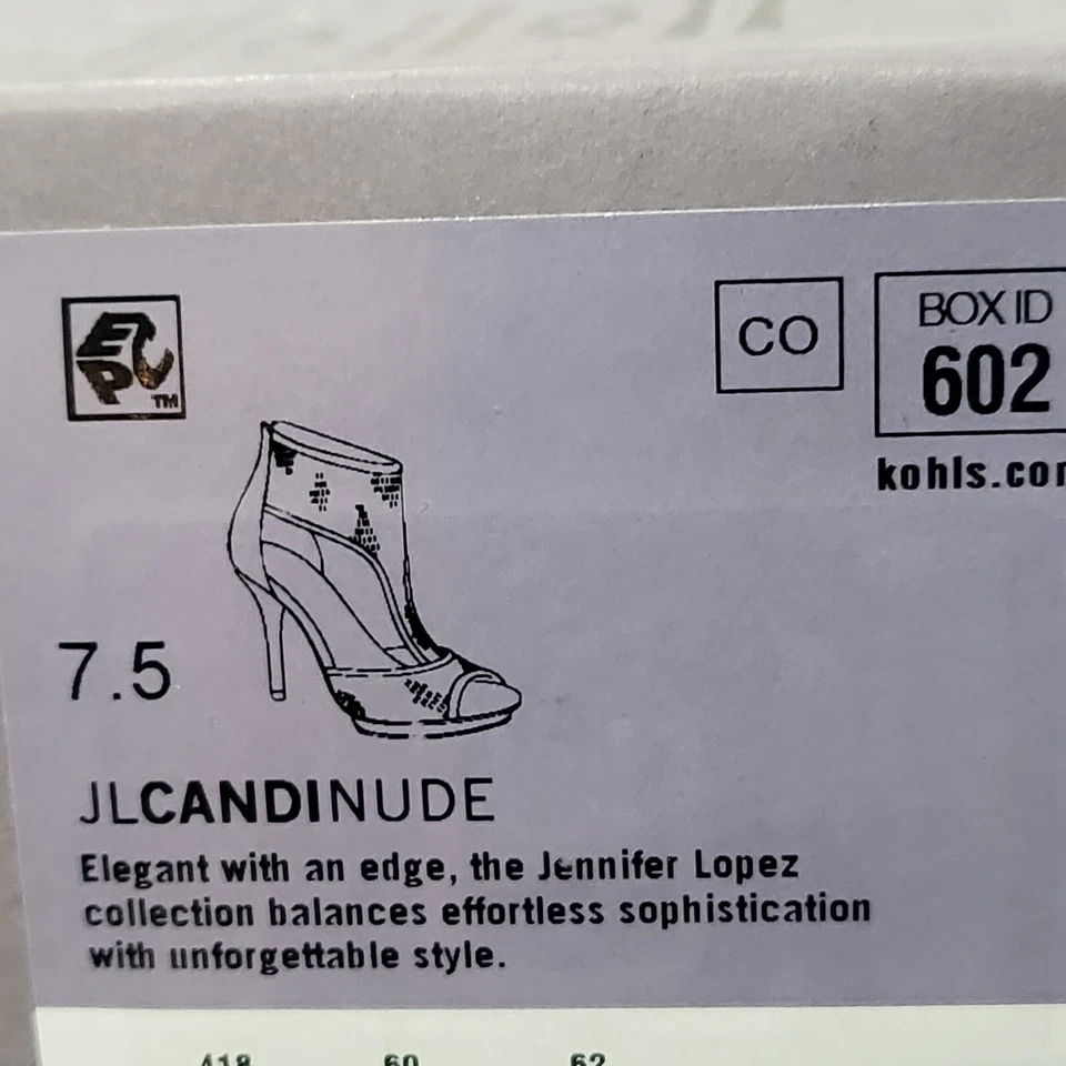 Sexy tacones tostados JLO con ganchillo. Foto 4 de 4