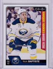 NICK BAPTISTE 16/17 Upper Deck O-Pee-Chee OPC Update Rookie #708 Sabres Card