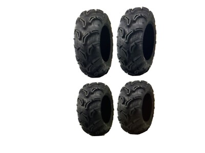 Full set of Maxxis Zilla 26x9-12 and 26x11-12 ATV Mud Tires (4