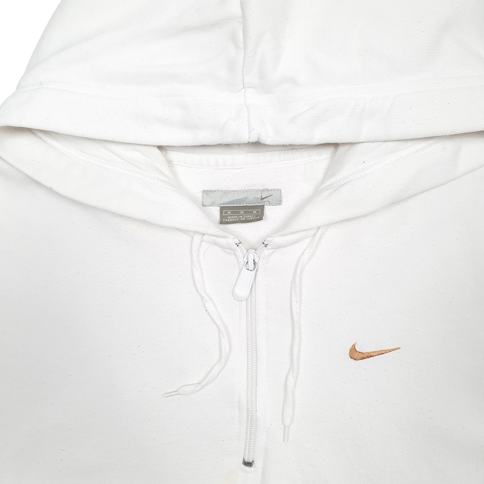 NIKE Hoodie Vintage 2000s Y2K Quarter Zip Jumper Sweatshirt Mens L image 2