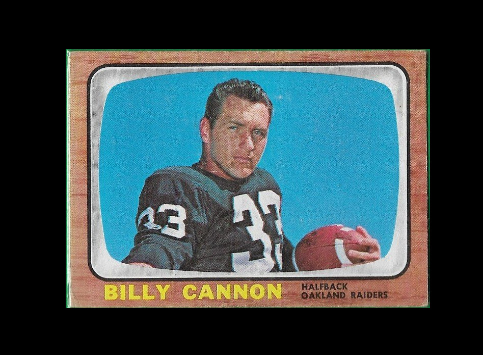 1966 Topps #106 Billy Cannon (EX) Oakland Raiders
