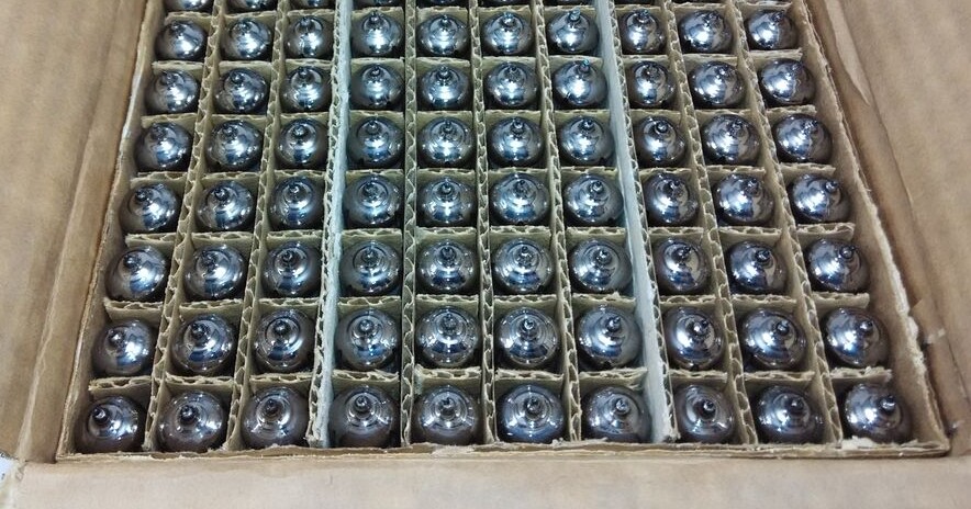 8pcs 6J2P-EV, 6Ж2П-ЕВ NOS Russian gold grid tubes equiv. 6AS6,6F33 ...