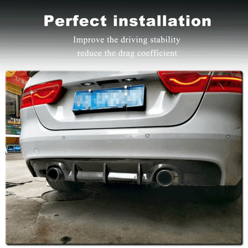 Glanz Schwarz Heckdiffusor Passt Für Jaguar XE 2015-17 Heck Stoßstangen Diffusor - Afbeelding 2 van 8