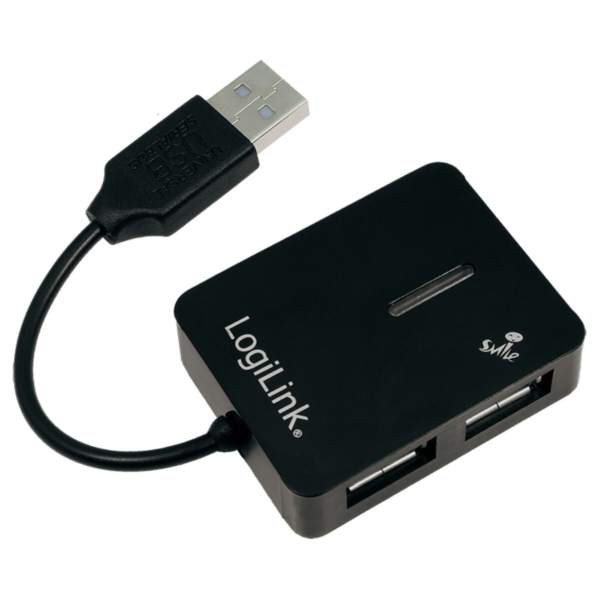 Uhyggelig købmand praktiserende læge LogiLink USB 2.0 Hub Smile 4 Port Connectors Max 480 Mbit/S UA0139 New  Boxed | eBay