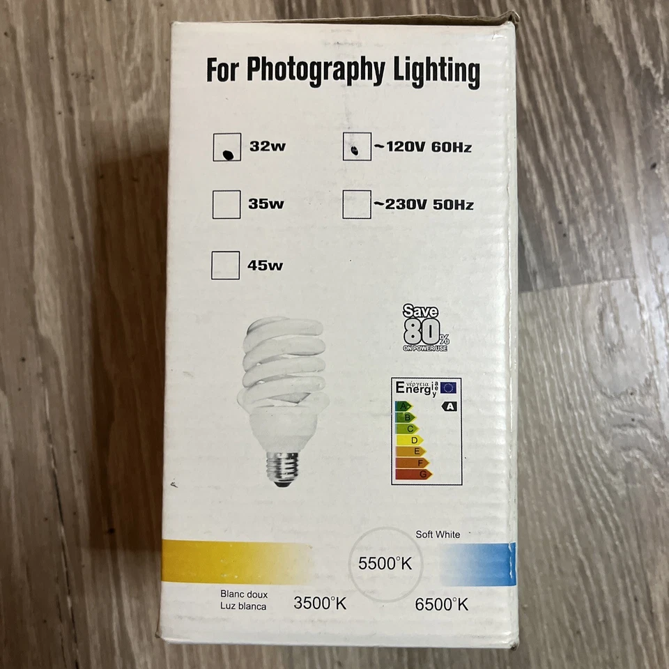 Bombilla Lámpara Fotográfica 5500k Nueva En Caja. Foto 4 de 4