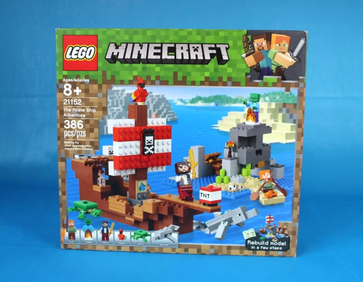 LEGO Minecraft 21152 The Pirate Ship Adventure Set RETIRED New Factory Sealed