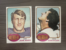 1976 Topps Football Card Lot Tampa Bay Buccaneers John Ward, Dan Rtczek #268 366