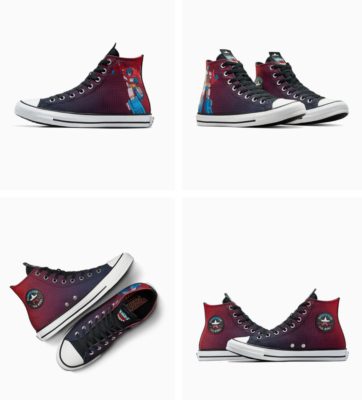 ⭐Converse Transformers Sz 6 Men Shoes 40th Anniversary Autobots Sneakers A11659C ⭐Converse Transformers 8 Womens Shoes 40th Anniversary  main image 2