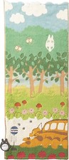 Ghibli My Neighbor Totoro Face Towel strawberry 34 x 80cm Cotton