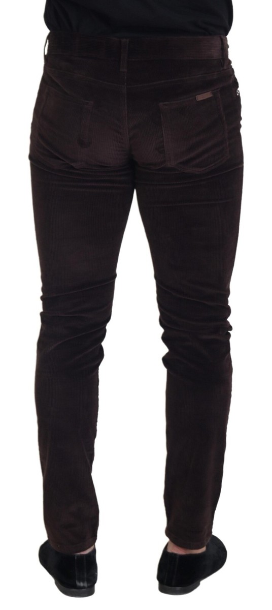 パンツ DOLCE & GABBANA Corduroy pants Brown J&ANS by DOLCE & GABBANA Size 34 Brown Corduroy Cotton