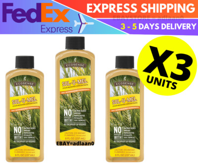 Melaleuca Sol-U-Mel 3-in-1 CONCENTRATE STAIN REMOVER (Original scent) 8oz (X 3)