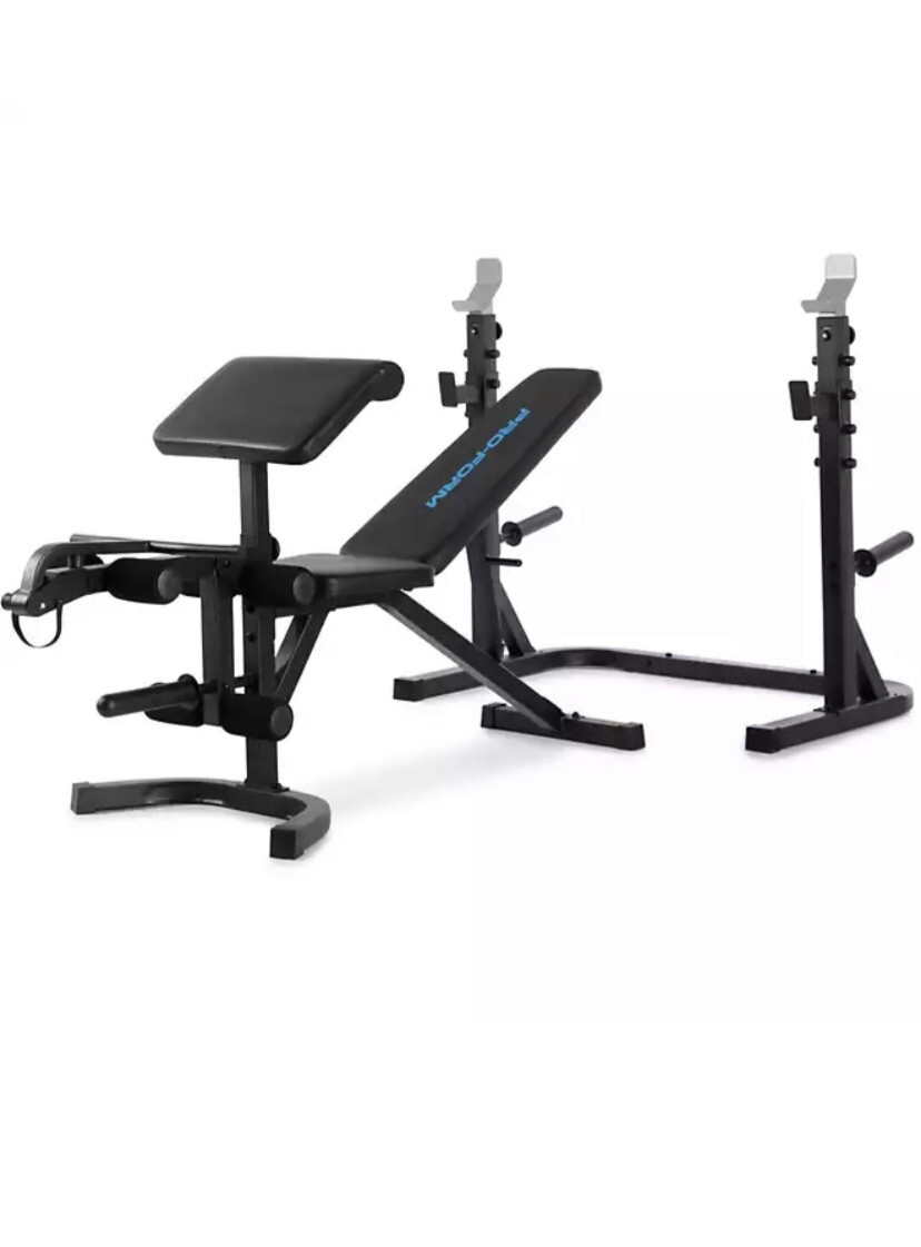 NEW ProForm Sport Olympic System Rack & Bench Combo XT Weight Lifting Home Gym