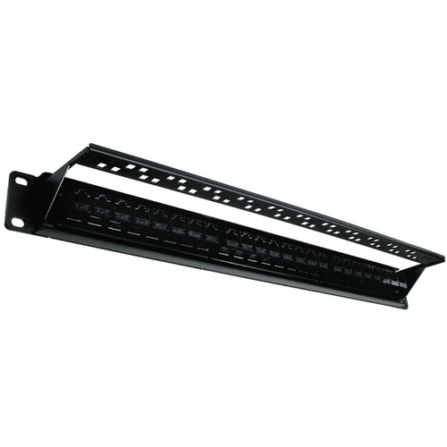 24 Port RJ45 CAT6 Gigabit Through Coupling Patch Panel with Back Bar - 第 3/9 張圖片