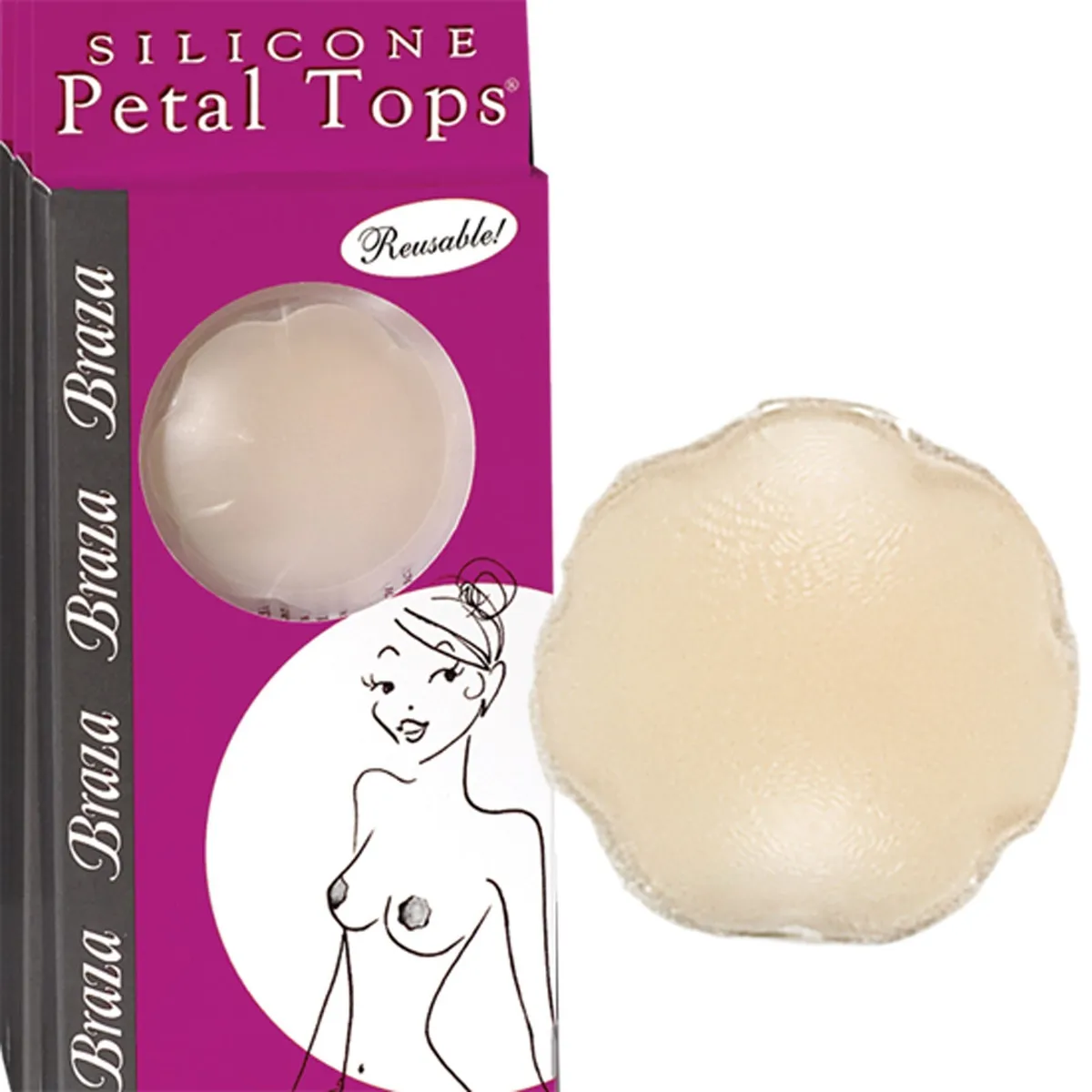 Reusable Self Adhesive Silicone Gel Breast Petal Nipple Cover Bra Pad  Waterproof