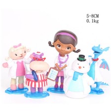 5PCS DISNEY DOC MCSTUFFINS ACTION FIGURES DOLL KIDS CAKE TOPPER DECOR GIFT TOY