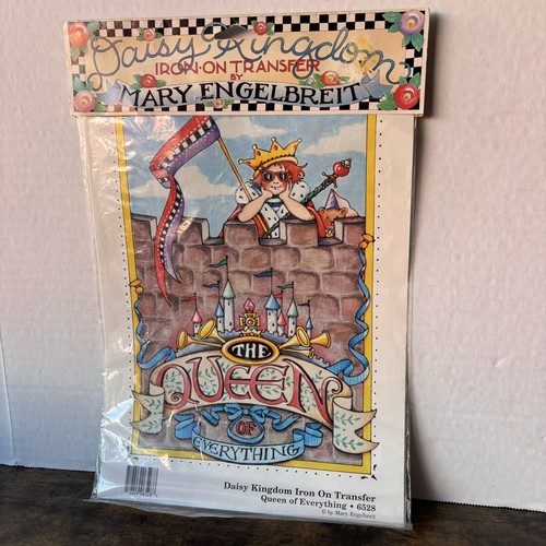 Daisy Kingdom Iron on Transfer Mary Engelbreit "The Queen Of Everything" Rare - Picture 2 of 9