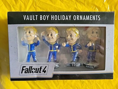 FALLOUT 4 VAULT BOY Holiday Ornaments Christmas Tree Bethesda THINKGEEK!