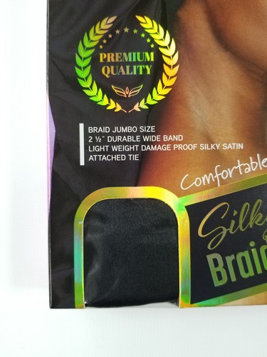 Magic Wide Band Silky Satin Hair Braid Bonnet Cap Jumbo - Bild 4 von 41