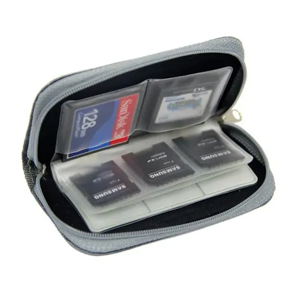 22Slot Camera Memory Card Case Bag CF SD Holder Storage Organizer Protector Case - Image 3 of 4