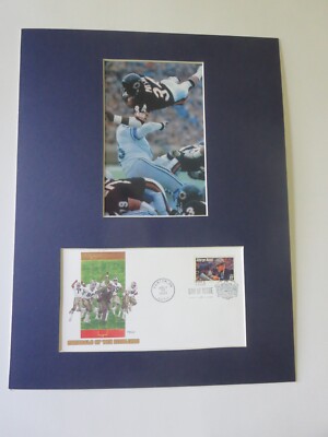 Walter Payton - Chicago Bear Hall of Famer & George Halas First day Cover