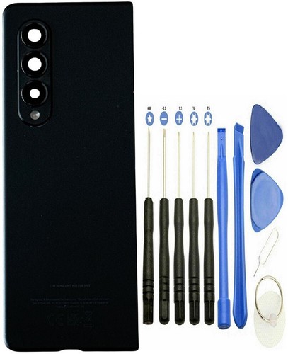 Original Samsung Galaxy Z Fold3 5G Akkudeckel Backcover Schwarz + Werkzeugset