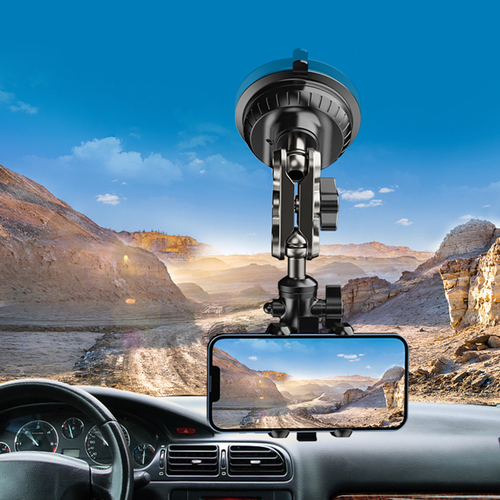 Car Phone Holder Mount Phone Mount for iPhone Car Windshield Dashboard Universal - Picture 8 of 13