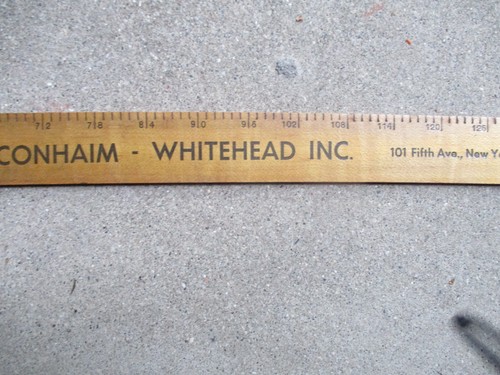 Vtg 24” Fort Wayne Lovette Advertising Ruler Stamps Conhaim Newspapers - Imagen 6 de 6
