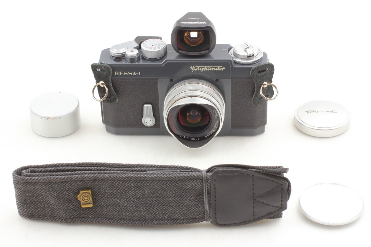 Rare Gray [Mint] Voigtlander BESSA-L Wide HELIAR 15mm F4.5