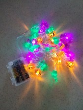Led Halloween Bat Pumpkin Spider Lights Set Of Six