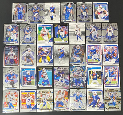 Buffalo Bills - Football Card Lot of 34 - Josh Allen James Cook Dalton Kincaid