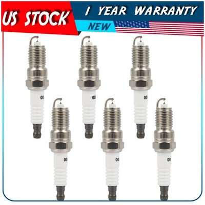 6X Iridium Spark Plugs TR4IX For Chevy Malibu Pontiac G6 Saturn Vue Buick
