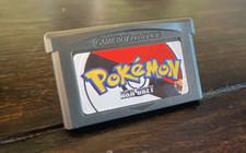 Pokemon Ash Gray GBA Gameboy Advance Cartridge, Tested & Working, Saves