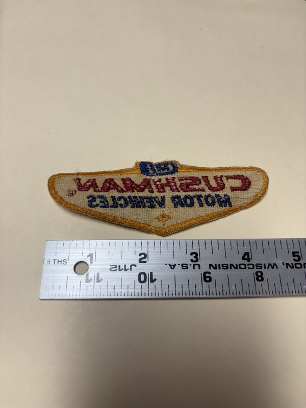Vintage Bushman Motor Vehicles Cloth Patch