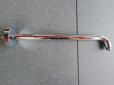 Hansgrohe Brausearm Duscharm - Chrom - 389 mm - G1/2 - Wandanschluss