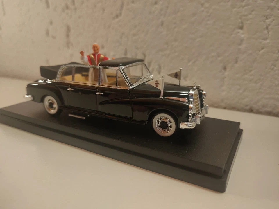 Mercedes-benz 300d Limousine 1960 Pope Giovanni XXIII 1/43 Rio 100P Nuovo - Immagine 2 di 4