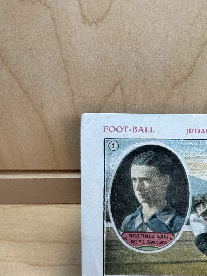 Tarjeta de Chocolates 1922 Martínez Sagi Jugadores Notables - Fútbol Raro Foto 3 de 4