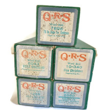 Vintage Piano Rolls Q-R-S Lot Of 5 Christmas