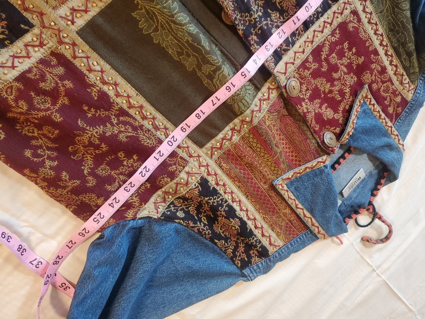 Units Women’s Denim Jacket Fall Patchwork Embroid… - image 5