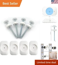 Universal Baby & Pet Gate Extension - 4 Pack with Extra Long Spindle Rods