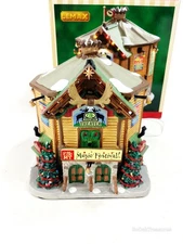 Lemax Light Christmas Village Building Elk Mountain Theater Music Festival