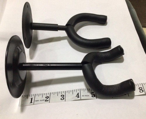 Guitar Wall Hanger x 2 With Oval Padded Contour - Picture 5 of 13