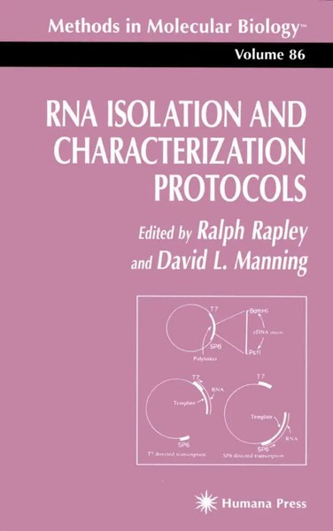 David L. Manning (U. A.) | Rna Isolation And Characterization Protocols | Buch-image