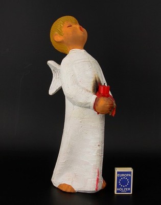 Jullar Engel, großer Sänger H 38cm, gebrauchter Zustand #A0
