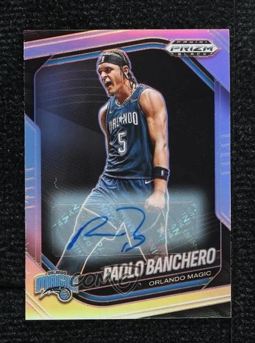 2024-25 Panini Prizm Black Silver Prizm Auto Paolo Banchero #117