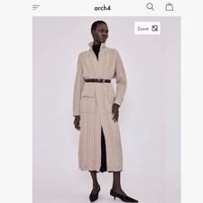 NWT Small Arch4 Long Cardigan Coat