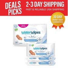 Gentle Hypoallergenic Baby Wipes - 3-In-1 Cleansing for Newborn Skin, 180 Count