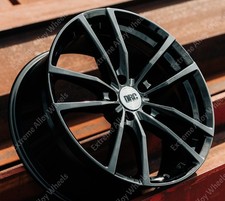 19" Black DGR Alloy Wheels Fits Vw Passat B5 B6 B7 B8 B9 CC Alltrack 5x112