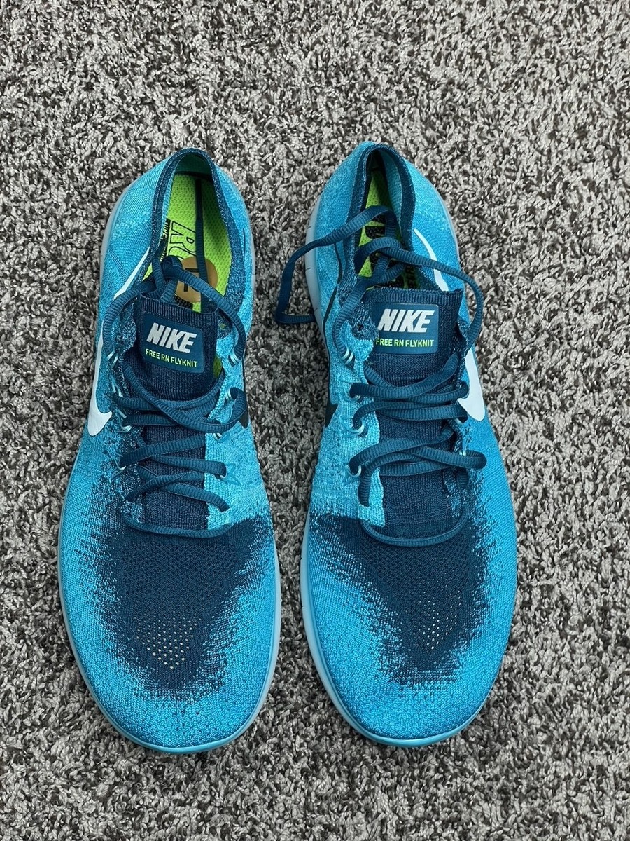 nike free rn flyknit 2017 blue lagoon