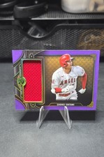 2022 Topps Triple Threads - Single Jumbo Relics Shohei Ohtani Amethyst /36